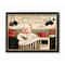 Stupell Industries Home is in the Kitchen with Happy Chef Illustration Framed Wall Art